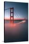 Spencer Battery Fog Golden Gate Bridge, San Francisco California Travel-Vincent James-Stretched Canvas