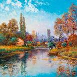 French Riverside-Spencer Coleman-Framed Giclee Print