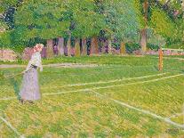 Tennis at Hertingfordbury, 1910-Spencer Frederick Gore-Laminated Giclee Print