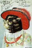 Kitten In A Hat Wearing Eyeglasses-Spencer Optical-Mounted Art Print