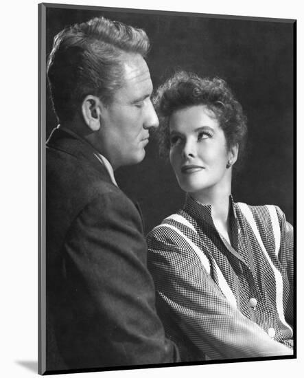 Spencer Tracy & Katharine Hepburn-null-Mounted Photo