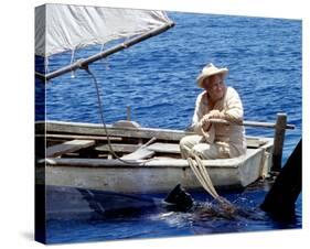 Spencer Tracy, The Old Man and the Sea (1958)-null-Stretched Canvas