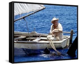 Spencer Tracy, The Old Man and the Sea (1958)-null-Framed Stretched Canvas