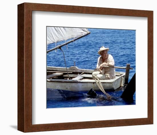 Spencer Tracy, The Old Man and the Sea (1958)-null-Framed Photo