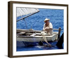 Spencer Tracy, The Old Man and the Sea (1958)-null-Framed Photo