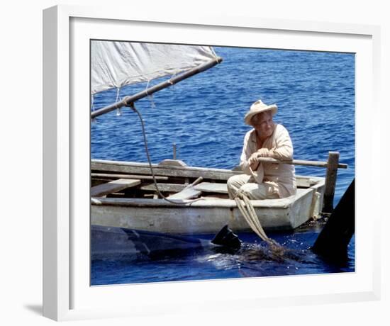 Spencer Tracy, The Old Man and the Sea (1958)-null-Framed Photo