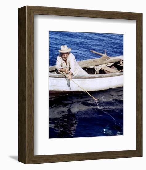 Spencer Tracy, The Old Man and the Sea (1958)-null-Framed Photo