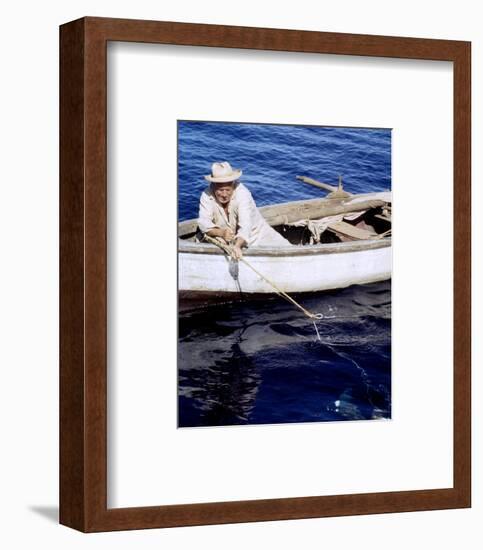 Spencer Tracy, The Old Man and the Sea (1958)-null-Framed Photo