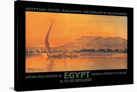 Spend This Winter in Egypt Where a Perfect Climate is to Be Obtained-D. Rudeman-Stretched Canvas