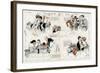 Spending Money 1918-René Vincent-Framed Art Print