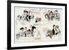 Spending Money 1918-René Vincent-Framed Premium Giclee Print