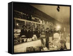 Spenker & Miller Company-A Mercantile Operation In Goldfield-Interior-Allen Photo Company-Framed Stretched Canvas