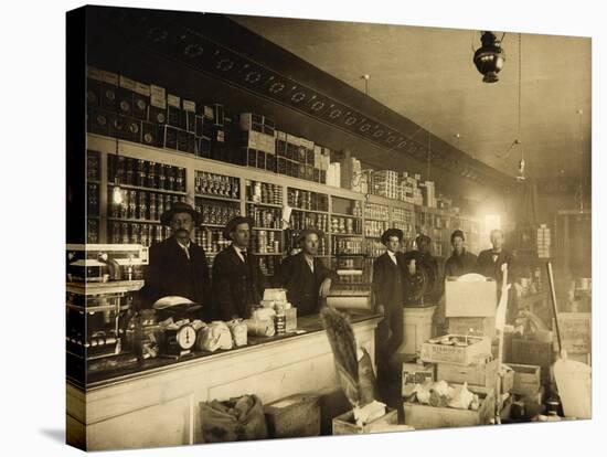 Spenker & Miller Company-A Mercantile Operation In Goldfield-Interior-Allen Photo Company-Stretched Canvas