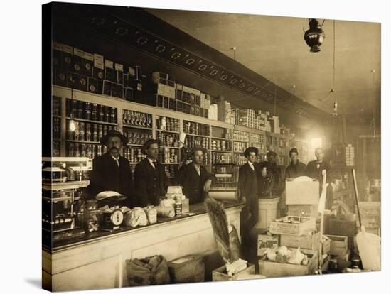 Spenker & Miller Company-A Mercantile Operation In Goldfield-Interior-Allen Photo Company-Stretched Canvas