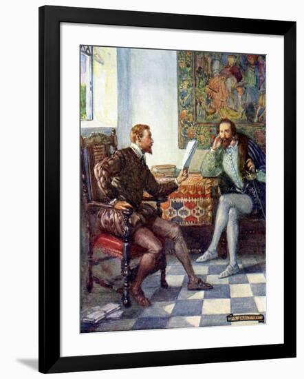 Spenser and Raleigh-Joseph Ratcliffe Skelton-Framed Giclee Print
