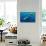 Sperm whale mother and calf,  Dominica, Caribbean Sea-Franco Banfi-Framed Stretched Canvas displayed on a wall