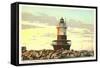 Sperry Lighthouse, New Haven, Connecticut-null-Framed Stretched Canvas