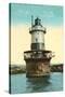 Sperry Lighthouse, New Haven-null-Stretched Canvas