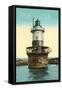 Sperry Lighthouse, New Haven-null-Framed Stretched Canvas