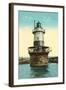 Sperry Lighthouse, New Haven-null-Framed Art Print