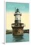 Sperry Lighthouse, New Haven-null-Framed Art Print