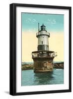 Sperry Lighthouse, New Haven-null-Framed Art Print