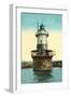 Sperry Lighthouse, New Haven-null-Framed Art Print