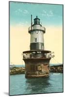 Sperry Lighthouse, New Haven-null-Mounted Art Print