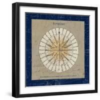 Sphere Compass Blue-Sue Schlabach-Framed Premium Giclee Print