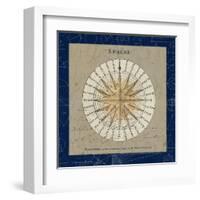 Sphere Compass Blue-Sue Schlabach-Framed Art Print