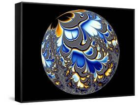 Sphere of Petals-RebeccaM-Framed Stretched Canvas