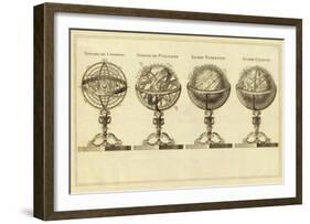 Spheres et Globes, c.1791-Jean Lattre-Framed Art Print