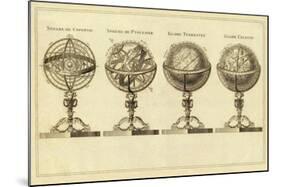 Spheres et Globes, c.1791-Jean Lattre-Mounted Art Print