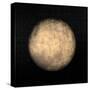 Spherical Yellow Nebula in Deep Dark Sky-null-Stretched Canvas