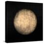Spherical Yellow Nebula in Deep Dark Sky-null-Stretched Canvas