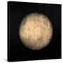 Spherical Yellow Nebula in Deep Dark Sky-null-Stretched Canvas