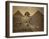 Sphinx and Giza Pyramids, 19th Century-Science Source-Framed Giclee Print