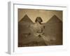 Sphinx and Giza Pyramids, 19th Century-Science Source-Framed Giclee Print