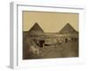 Sphinx and Giza Pyramids, 19th Century-Science Source-Framed Giclee Print