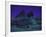 Sphinx and Great Pyramid at Giza, in Moonlight, Egypt-James Burke-Framed Photographic Print