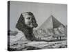 Sphinx and Great Pyramid of Giza from Description of Egypt-null-Stretched Canvas