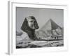 Sphinx and Great Pyramid of Giza from Description of Egypt-null-Framed Giclee Print