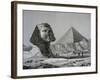 Sphinx and Great Pyramid of Giza from Description of Egypt-null-Framed Giclee Print