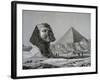 Sphinx and Great Pyramid of Giza from Description of Egypt-null-Framed Giclee Print