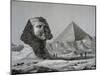Sphinx and Great Pyramid of Giza from Description of Egypt-null-Mounted Giclee Print