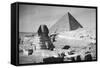 Sphinx and Great Pyramid of Gizeh-Philip Gendreau-Framed Stretched Canvas