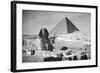 Sphinx and Great Pyramid of Gizeh-Philip Gendreau-Framed Photographic Print