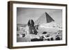 Sphinx and Great Pyramid of Gizeh-Philip Gendreau-Framed Photographic Print