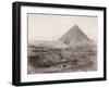 Sphinx and Great Pyramid-null-Framed Photographic Print