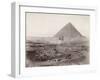 Sphinx and Great Pyramid-null-Framed Photographic Print